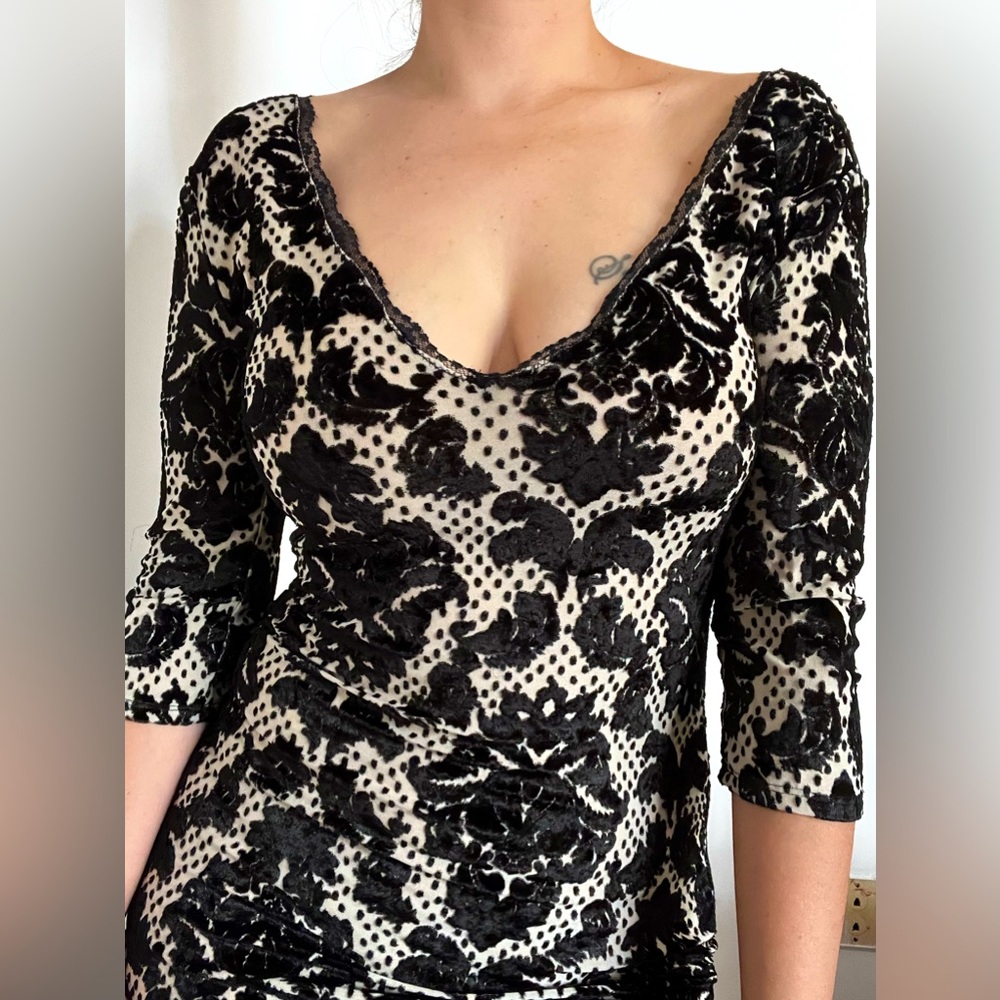 Free People Intimately Fair Maiden Burnout Velvet Dress